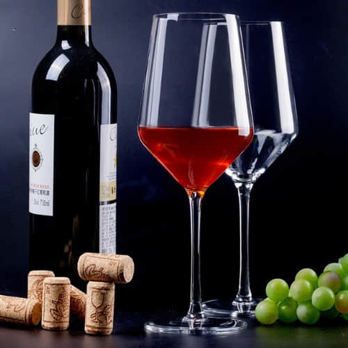 Vesselia Beautiful Legs Series crystal wine glass lead-free premium glassware elegant design