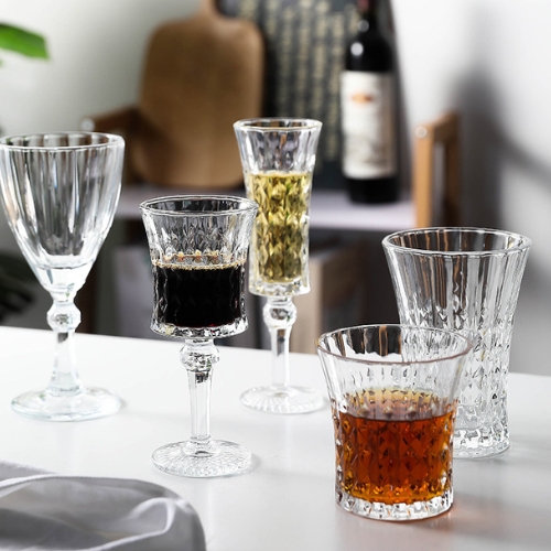 Vesselia Crystal Champagne & Whiskey Glass - Vintage Series - OEM & ODM for Brands
