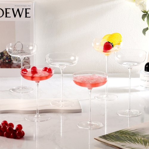 Vesselia Hand Blown Crystal Cocktail Glass - HC060001 - OEM & ODM for Brands