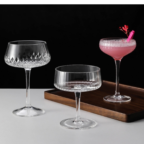 Vesselia Hand Blown Glass Cocktail & Champagne Coupe - OEM & ODM for Brands