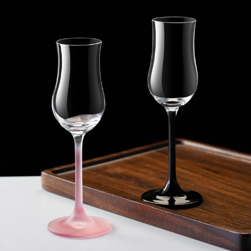 Vesselia Hand Blown Frosted Cocktail Footed Glass - OEM & ODM for Brands