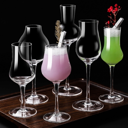 Vesselia Hand Blown Whiskey & Tulip Glass - for Brand & Promotional Projects
