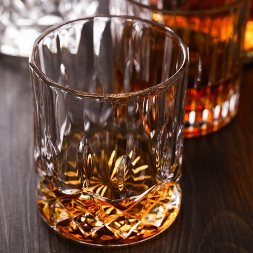 Vesselia Old Fashioned Glass Whiskey Tumbler with Engraved Design for Brand & Promotional Projects Vesselia Old Fashioned Glass Whiskey Tumbler with Engraved Design for Brand & Promotional Projects