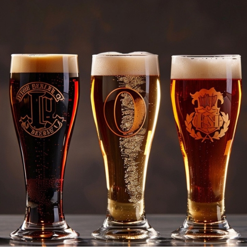 Vesselia Custom Pint Beer Pilsner Glass for Bar & Promotional