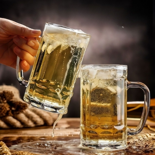Vesselia 260ML Custom Glass Beer Mug OEM Manufacturer & Supplier