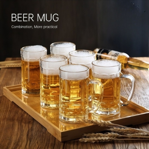 Vesselia 260ML Custom Glass Beer Mug OEM Manufacturer & Supplier Vesselia 260ML Custom Glass Beer Mug OEM Manufacturer & Supplier