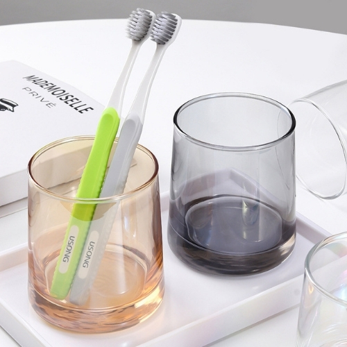 Vesselia 250ML Custom Mouthwash Tumbler and Toothpaste Organizer for Bathroom Countertop Decor