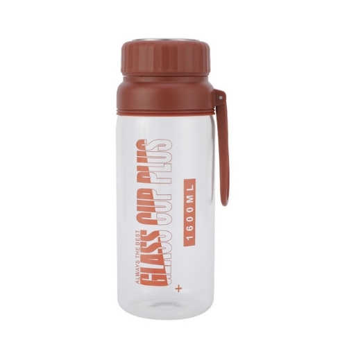 Custom Large Capacity Single Wall Borosilicate Glass Water Bottle | Outdoor Sports Travel Tea Cup