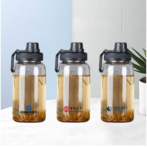 large capacity borosilicate glass water bottle leakproof design large capacity borosilicate glass water bottle leakproof design