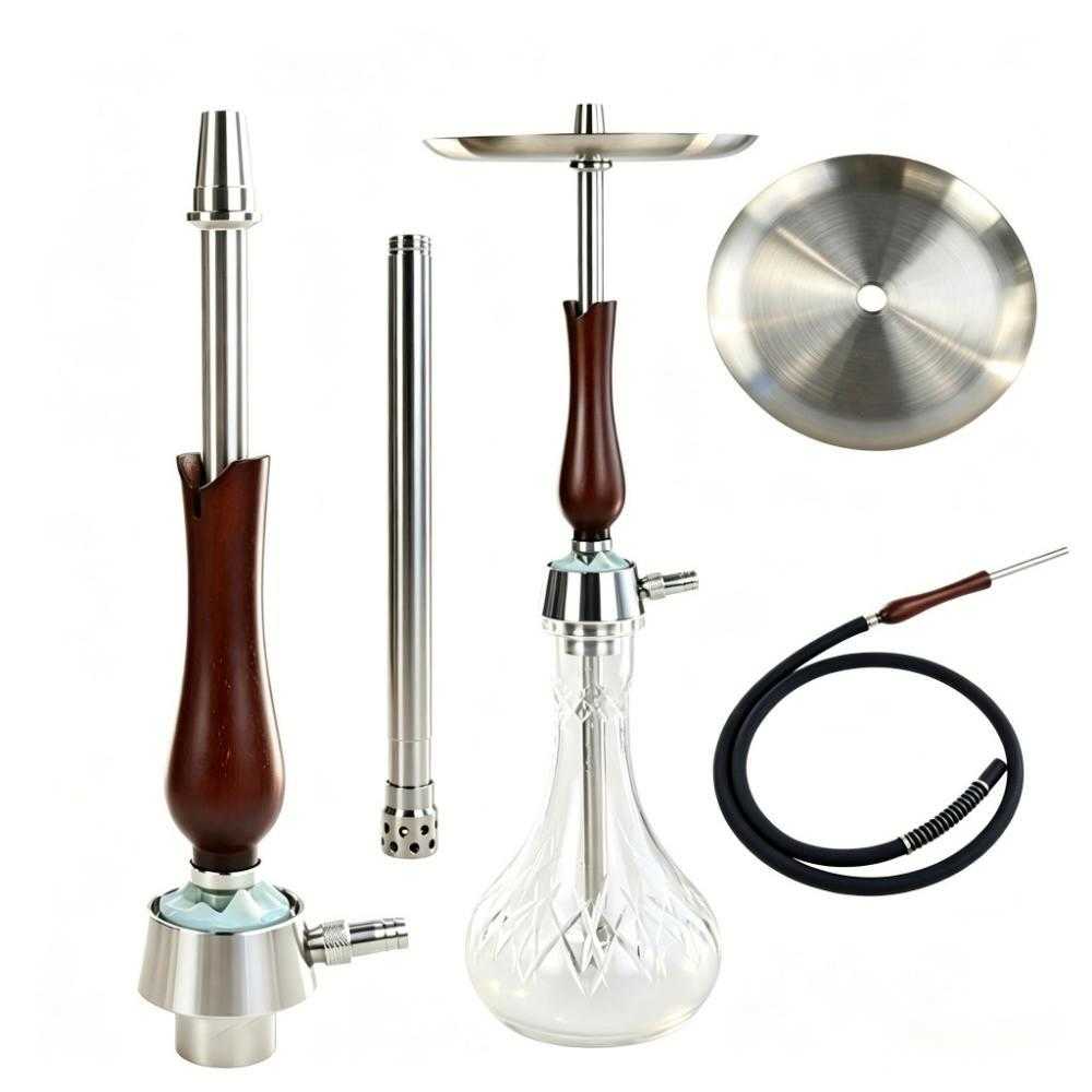 premium medium stainless steel Arabic hookah shisha set