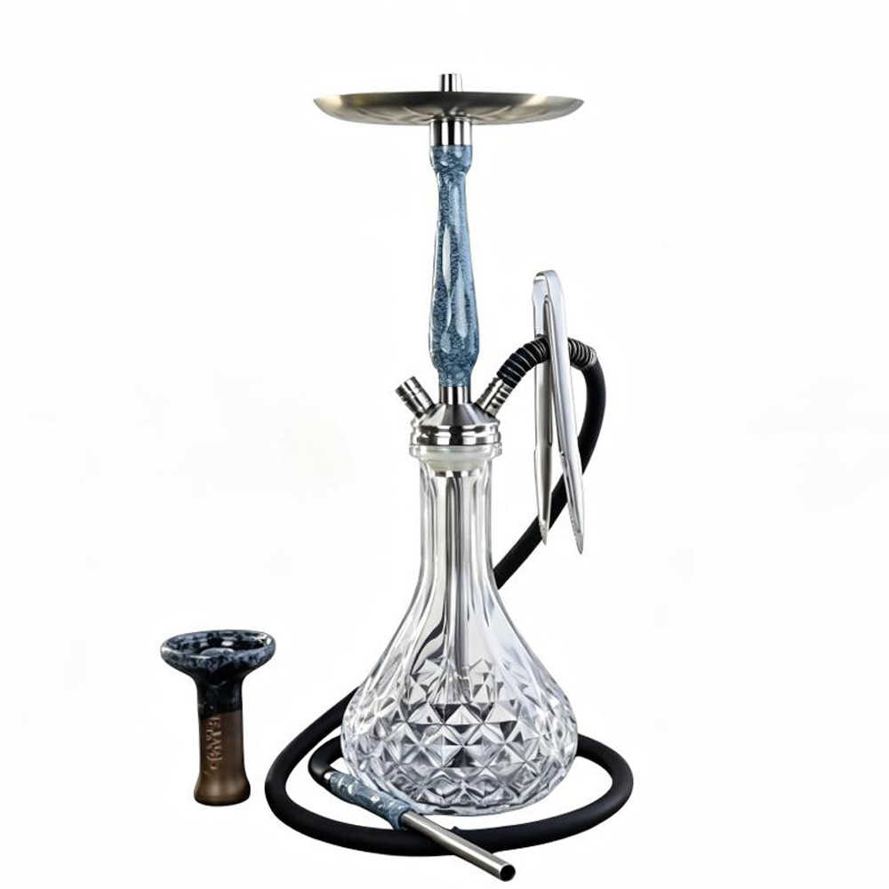 Large stainless steel Arabic hookah single hose shisha Large stainless steel Arabic hookah single hose shisha