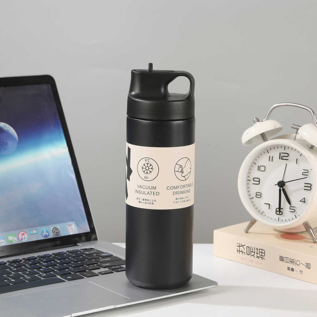 304 Stainless Steel Insulated Sports Water Bottle | Large Capacity Straw Water Bottle OEM