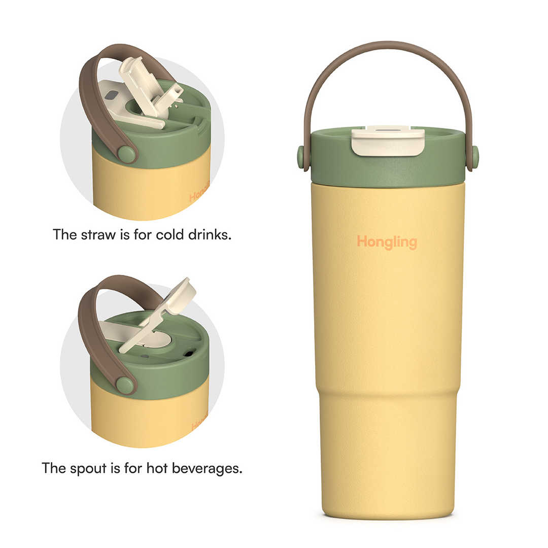 304 stainless steel straw tumbler with handle 304 stainless steel straw tumbler with handle