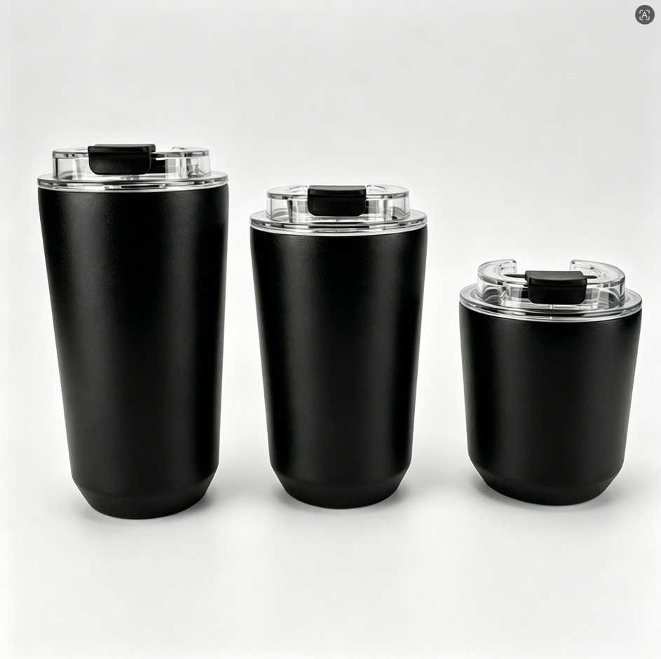 304 Stainless Steel Flip Lid Coffee Cup | Mini Insulated Travel Mug OEM