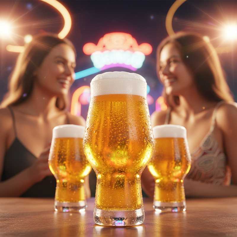 15oz wheat Teku beer glass hand blown crystal craft beer cup