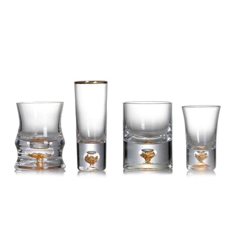 Custom mini octagonal shot glass for spirits