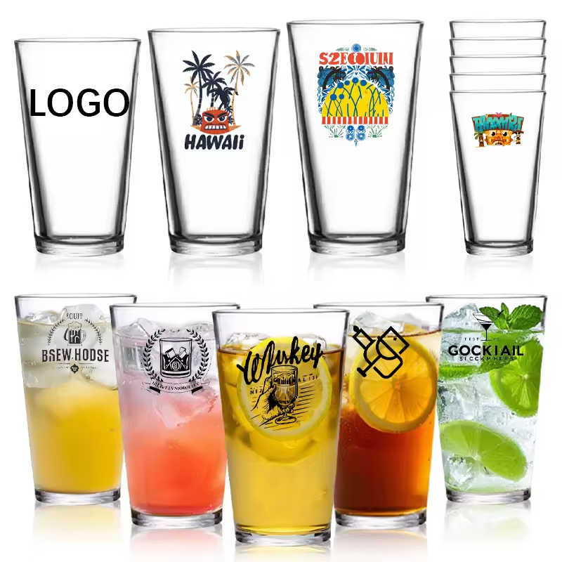 Custom Pint Glasses | Custom Logo Beer Glasses for Breweries & Bars - Vesselia Glass